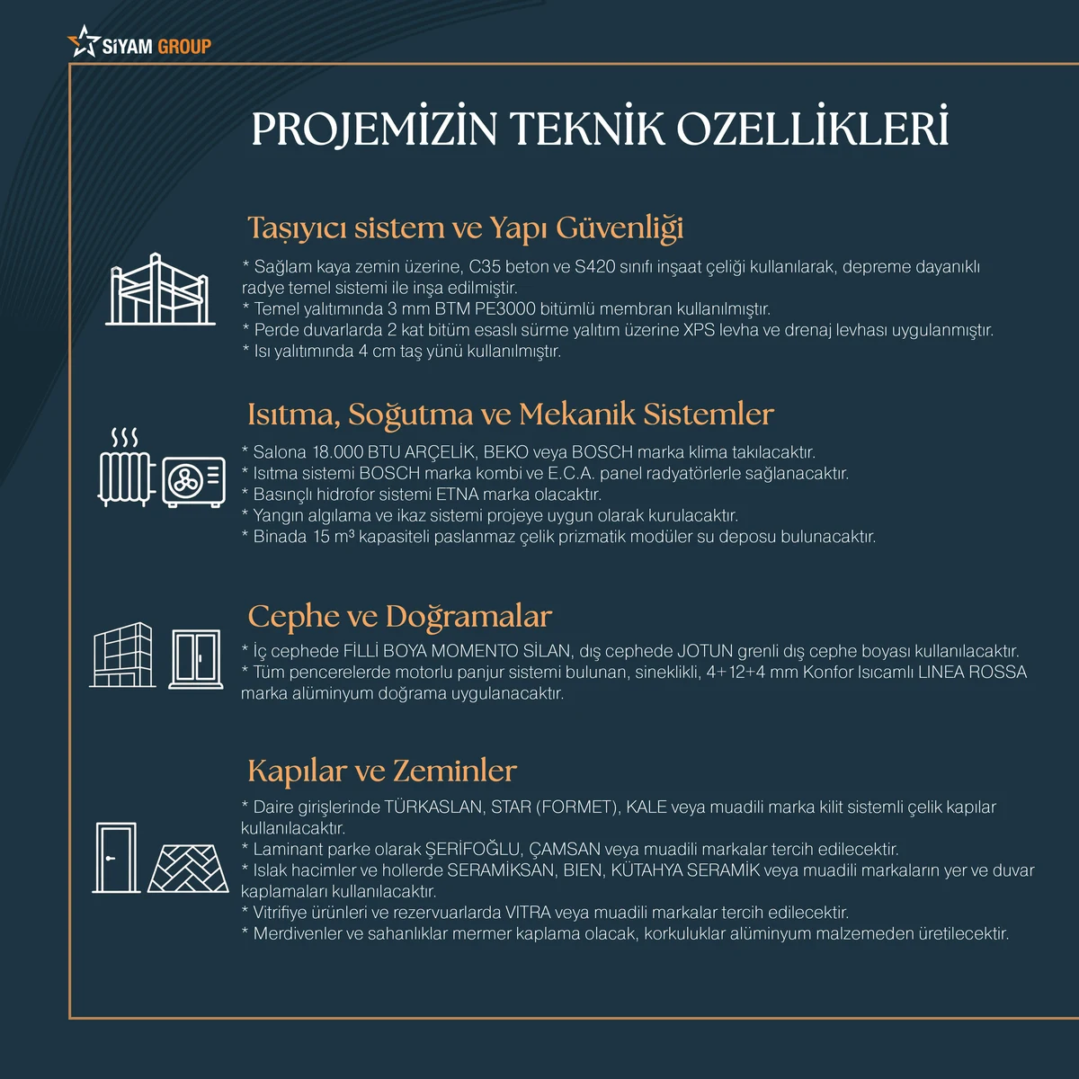Teknik özellikler · sayfa 9