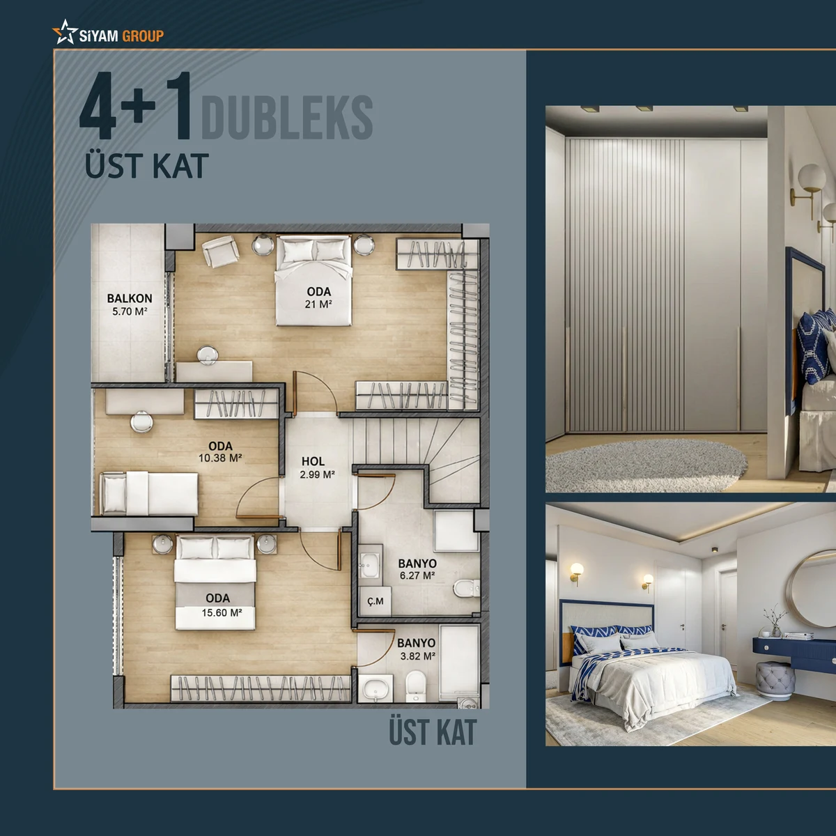 4+1 dubleks · Üst kat · sayfa 45